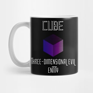 Cube Three dimensional evil entity Mug